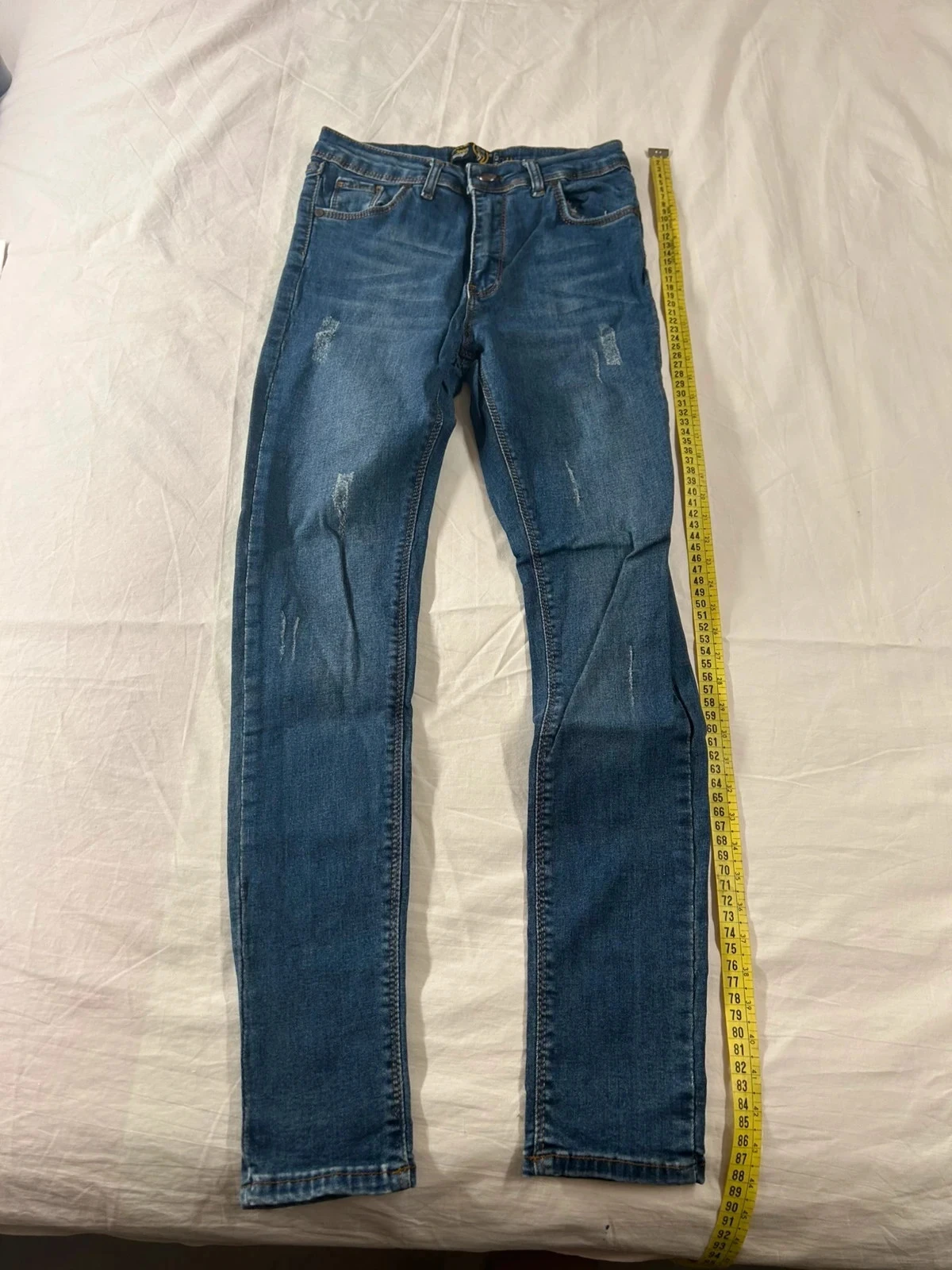 Jean skinny bleu marine jean shop 77